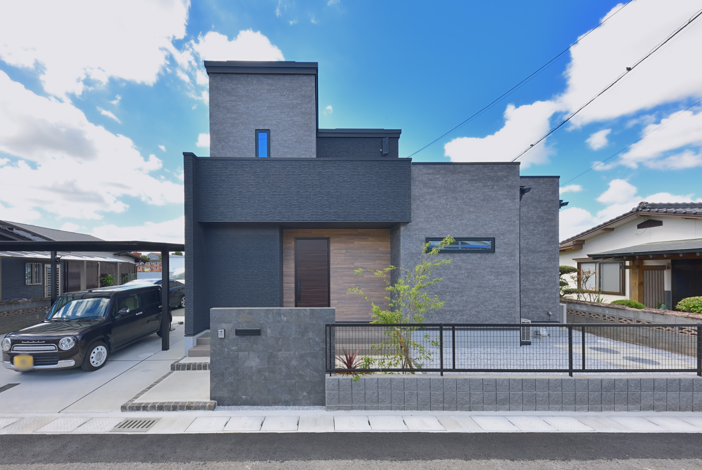 開放感あふれる家